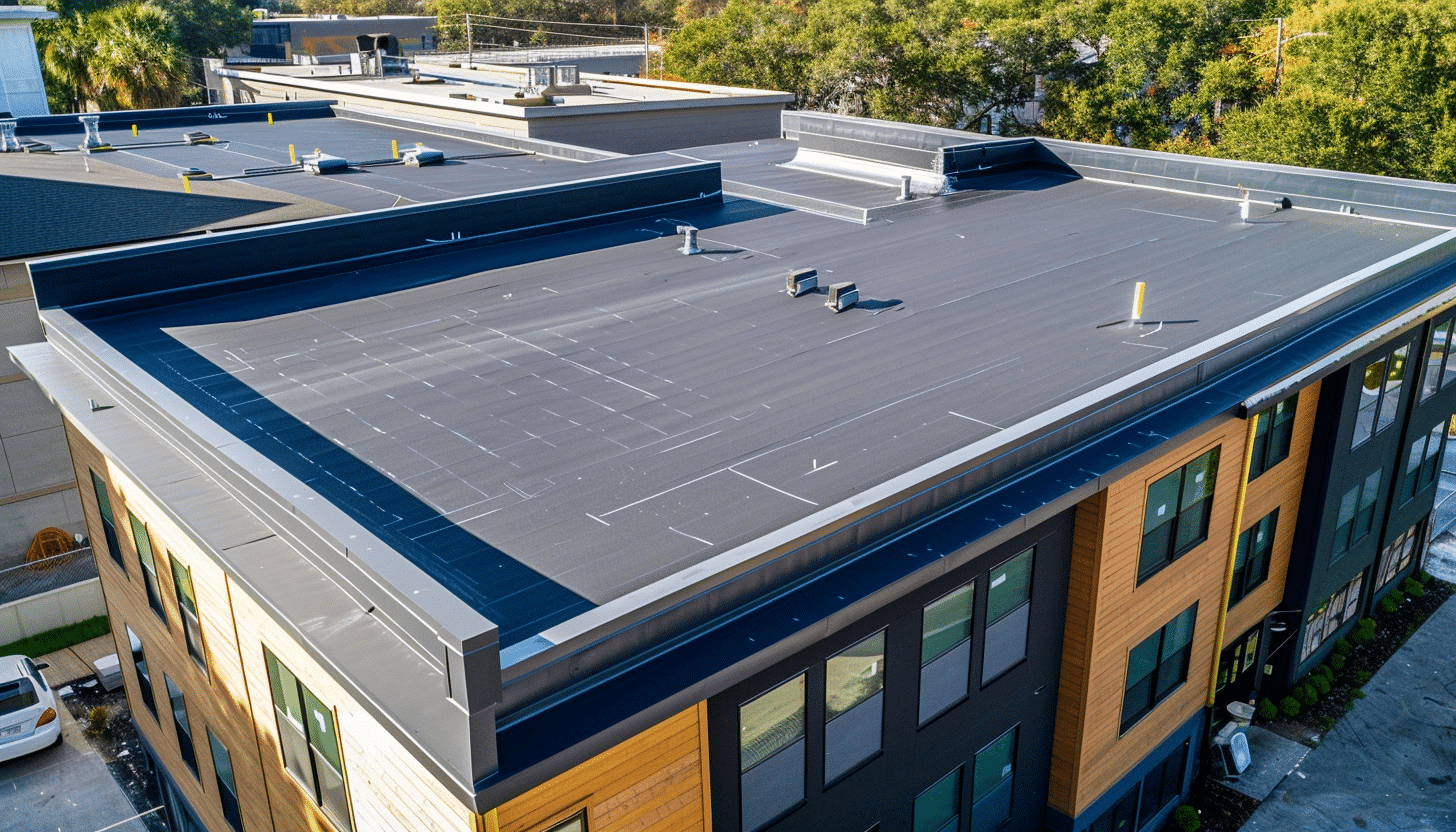 Coating a Flat Roof